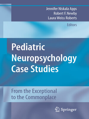 cover image of Pediatric Neuropsychology Case Studies